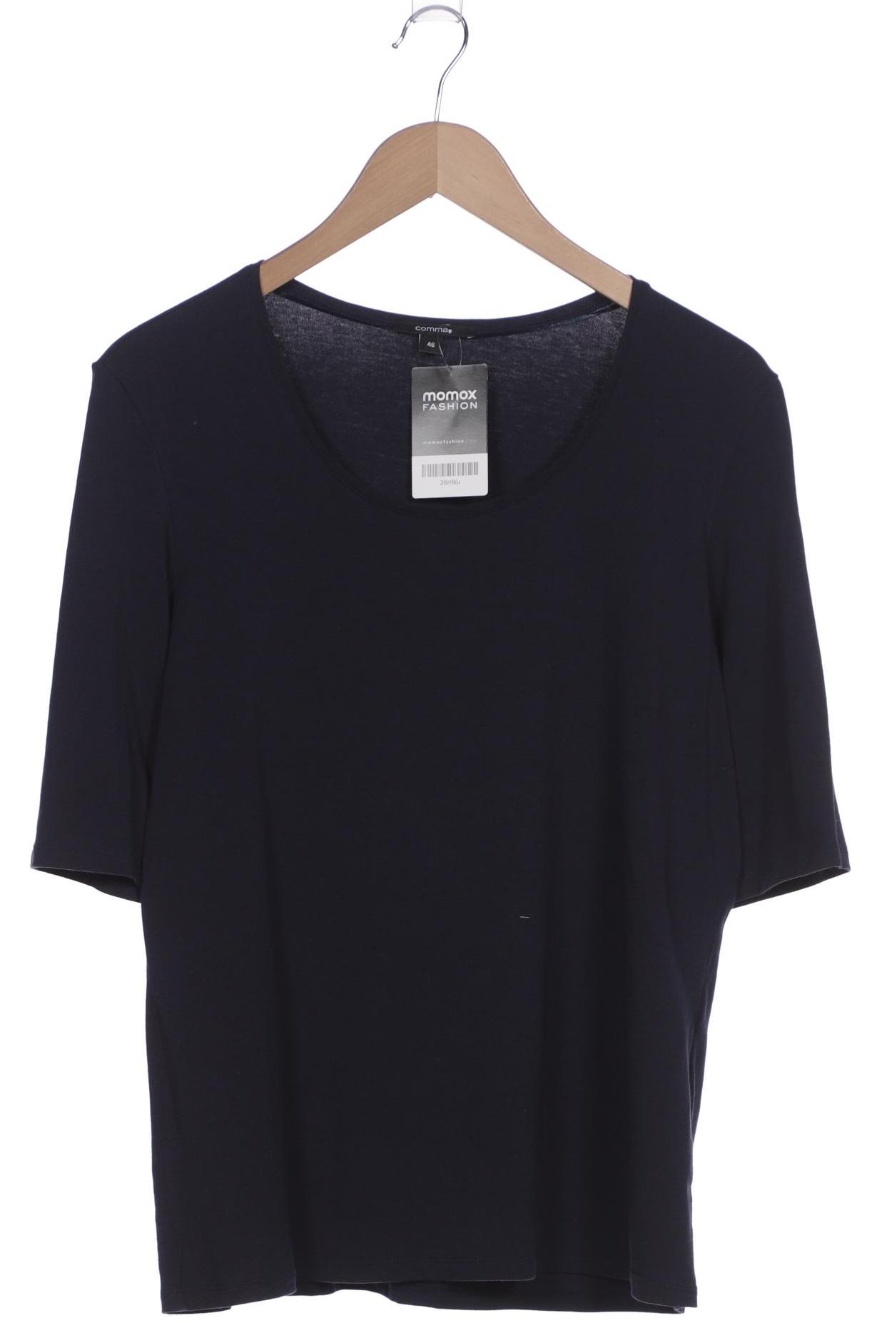 

Comma Damen T-Shirt, marineblau, Gr. 46