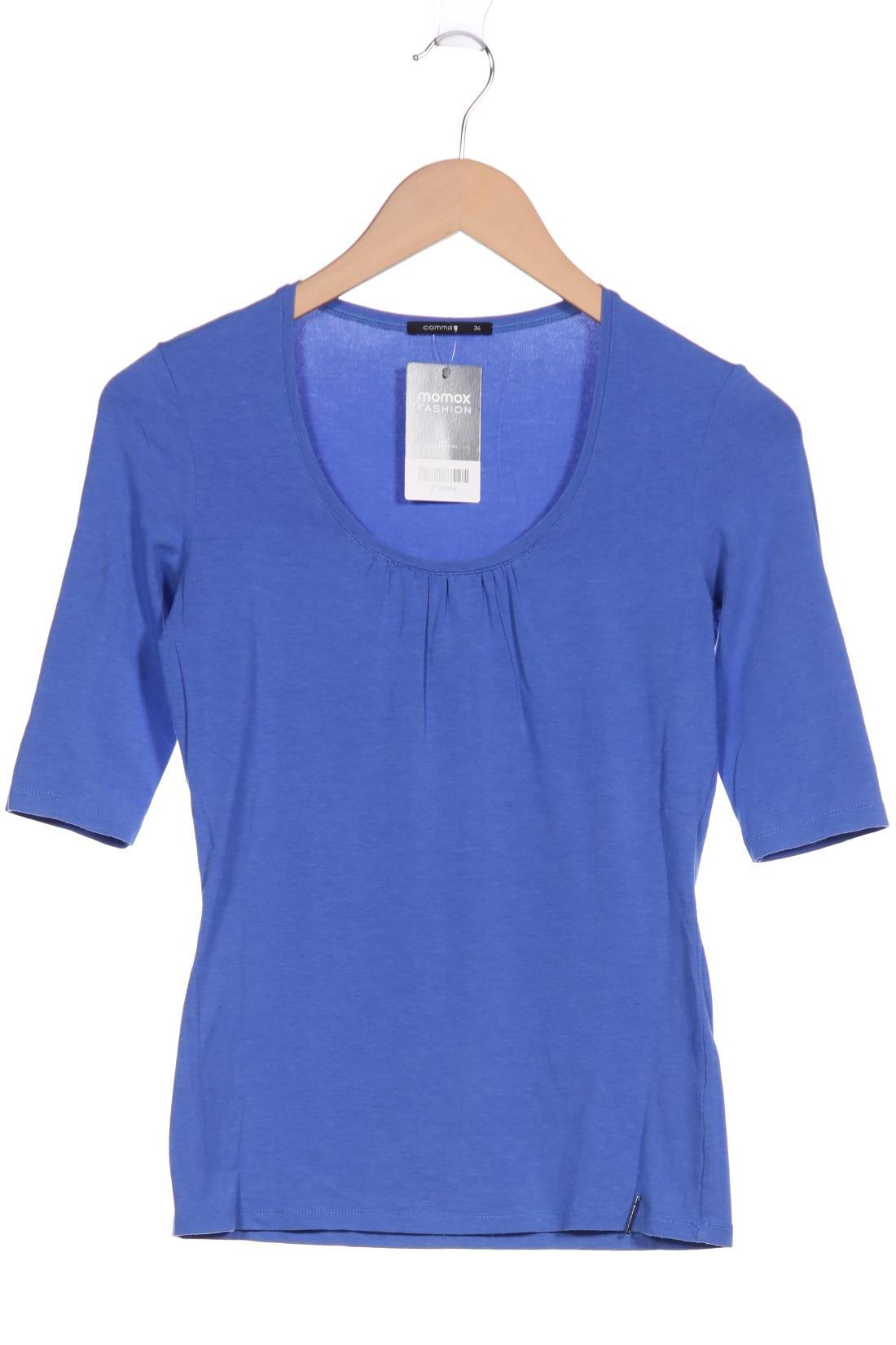 

Comma Damen T-Shirt, blau