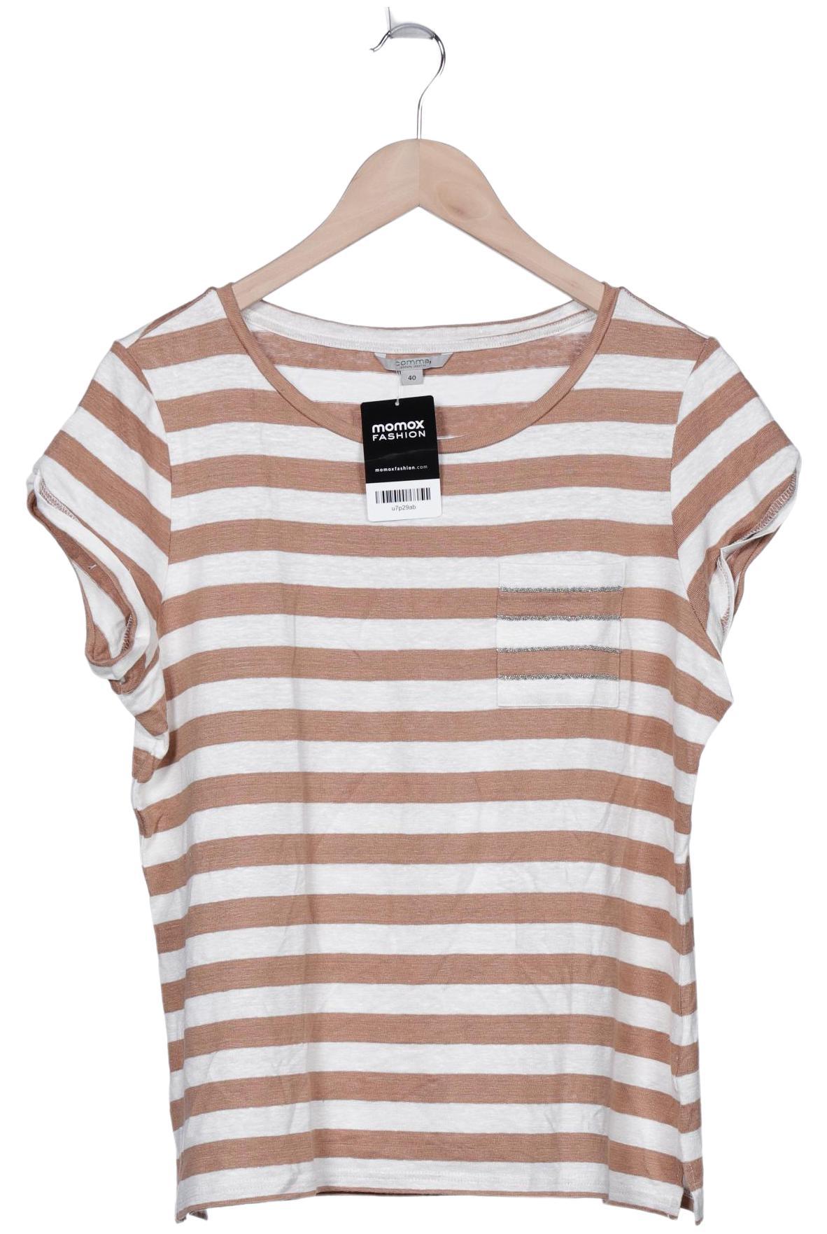 

Comma Damen T-Shirt, weiß, Gr. 40