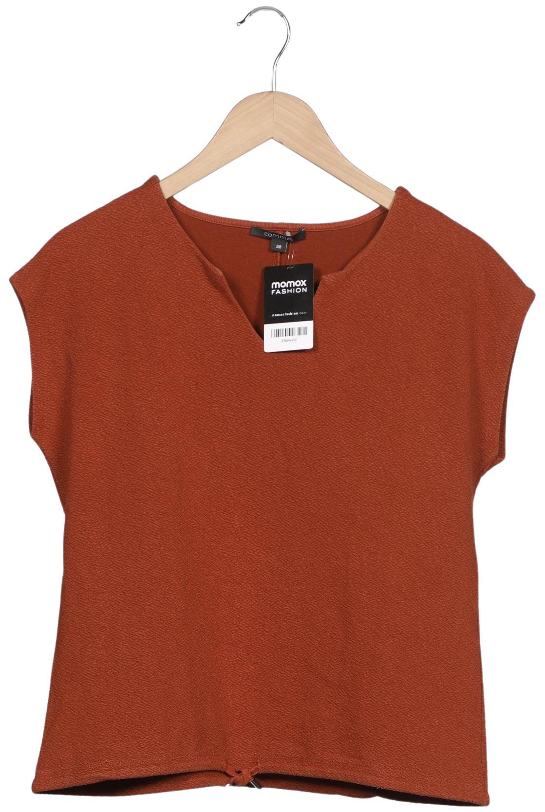 

Comma Damen T-Shirt, braun, Gr. 38