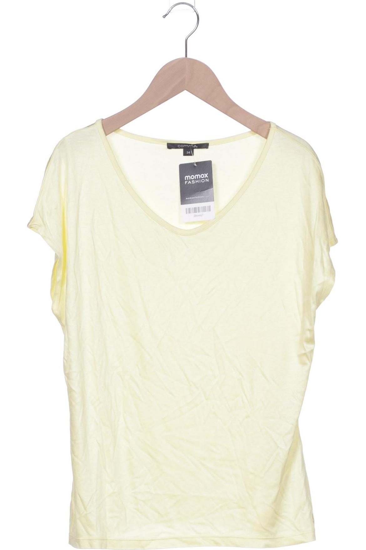 

Comma Damen T-Shirt, gelb, Gr. 34