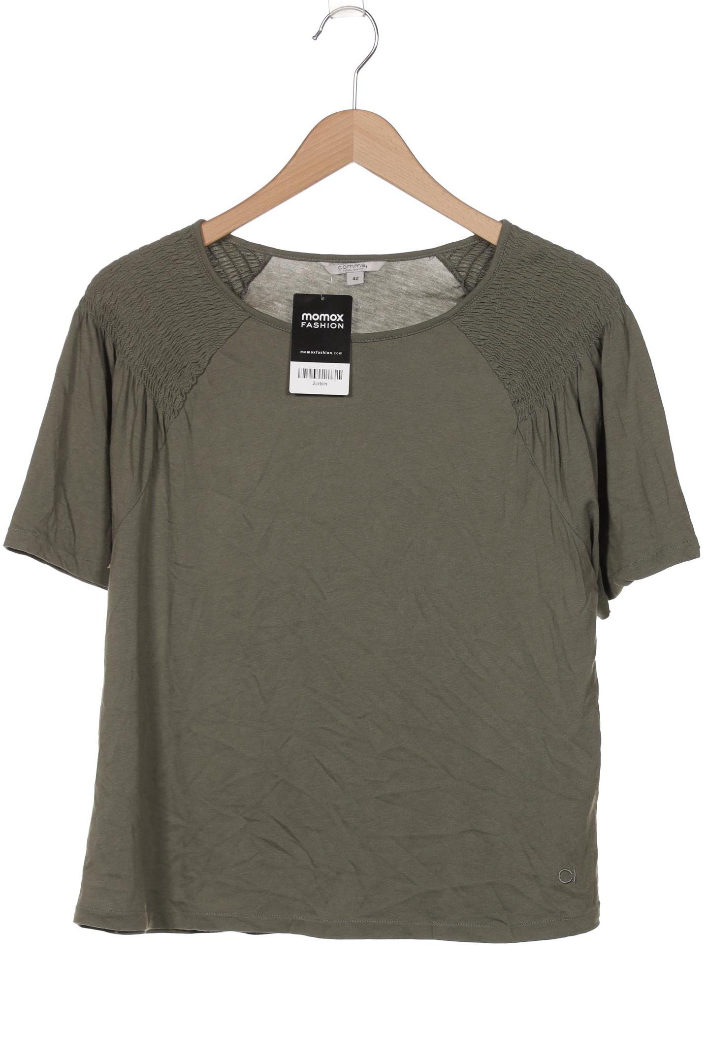

Comma Damen T-Shirt, grün, Gr. 42