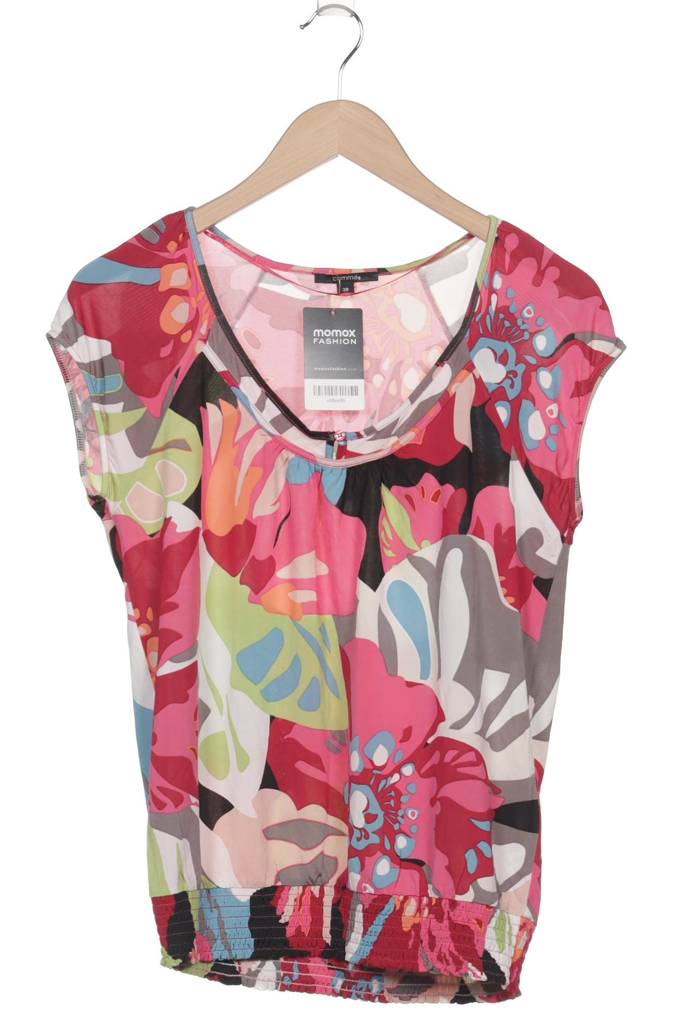

Comma Damen T-Shirt, mehrfarbig, Gr. 38