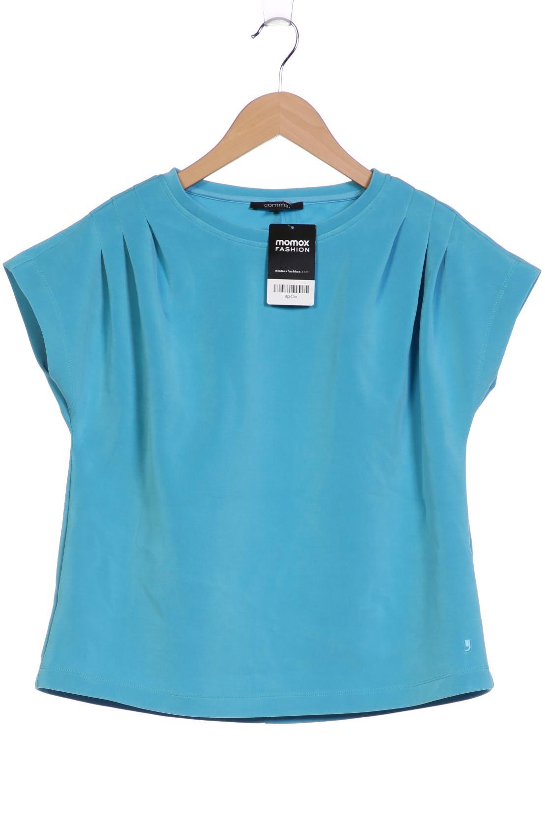 

Comma Damen T-Shirt, blau, Gr. 36