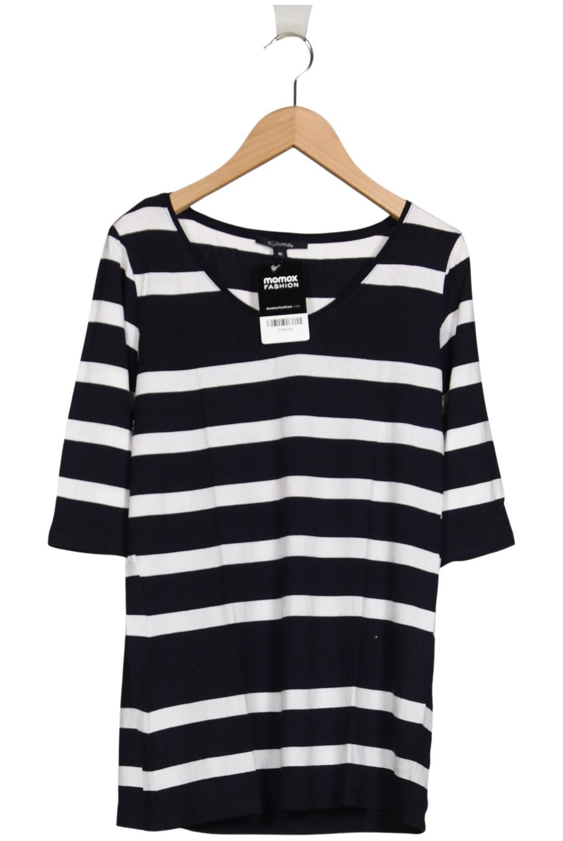 

Comma Damen T-Shirt, marineblau, Gr. 40
