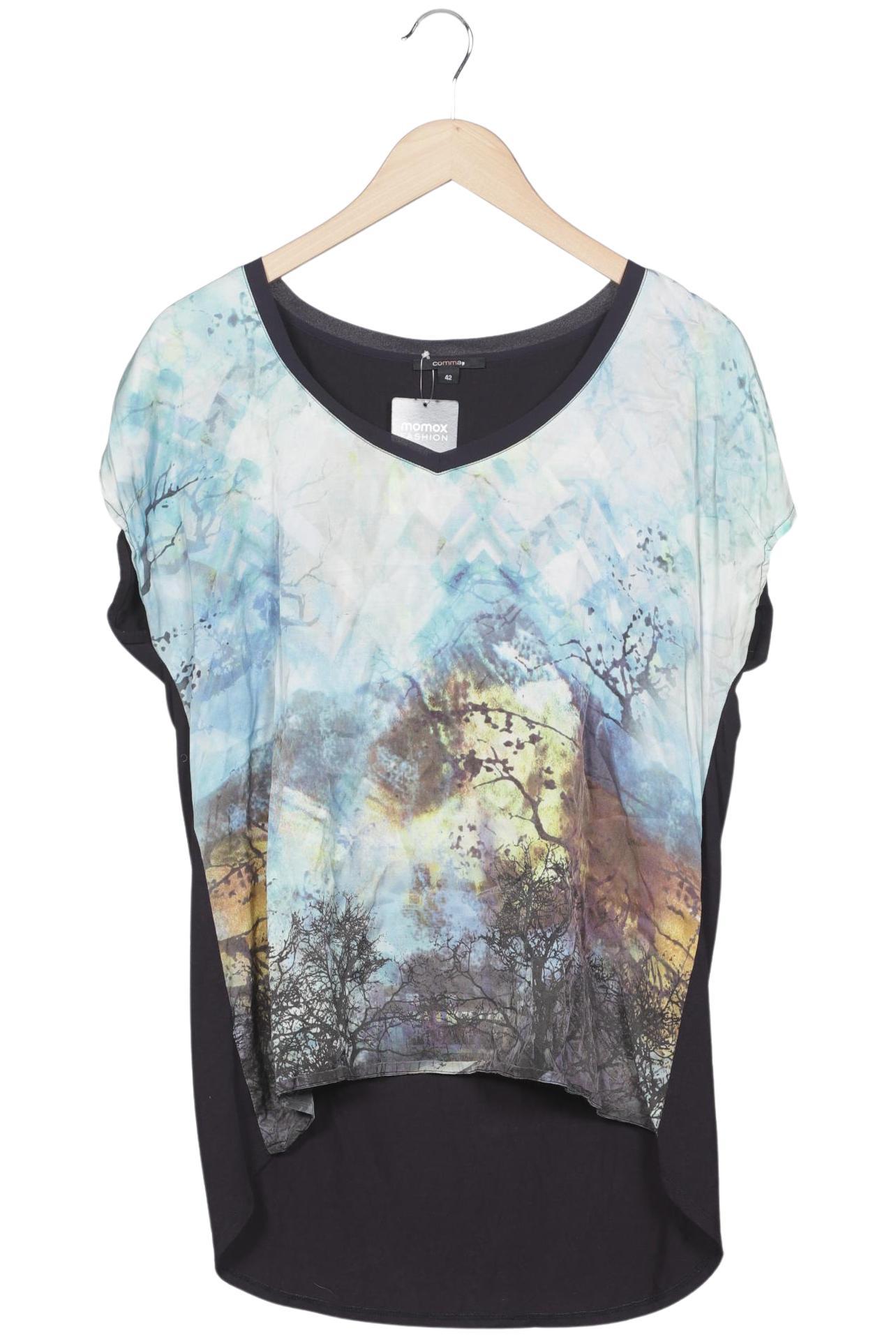 

Comma Damen T-Shirt, mehrfarbig, Gr. 42
