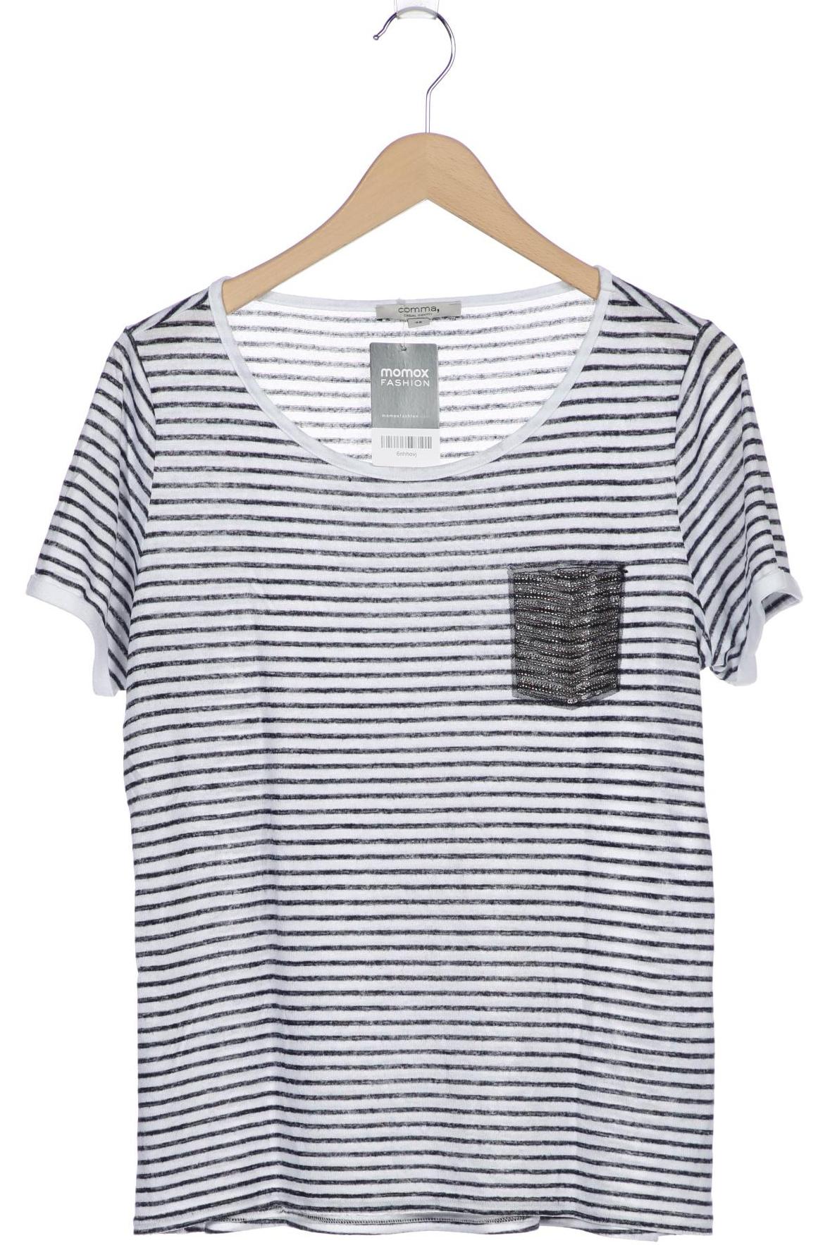 

Comma Damen T-Shirt, schwarz, Gr. 42