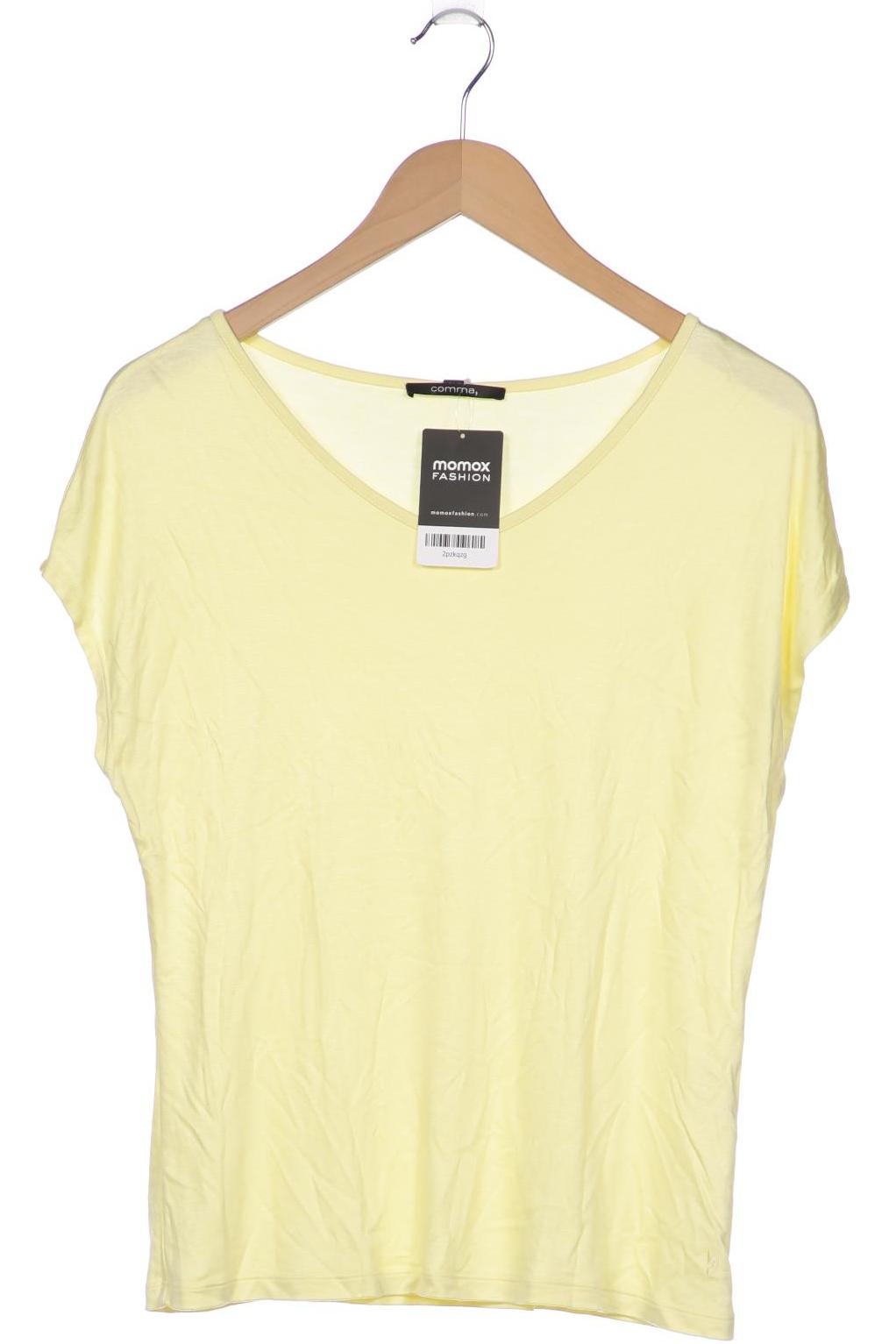 

Comma Damen T-Shirt, gelb