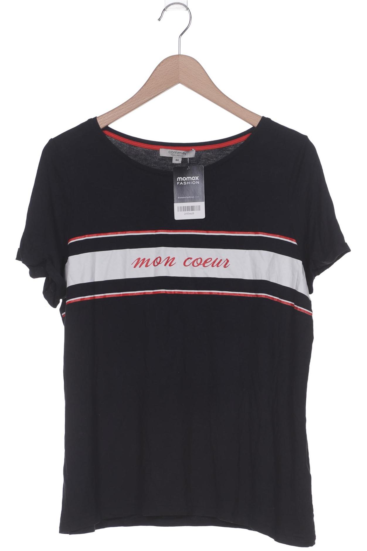 

Comma Damen T-Shirt, marineblau, Gr. 44