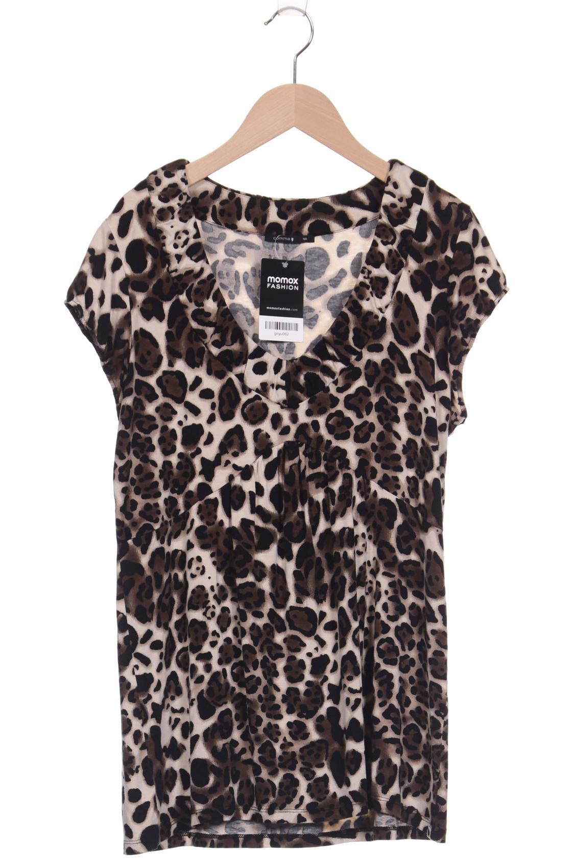 

Comma Damen T-Shirt, braun, Gr. 40