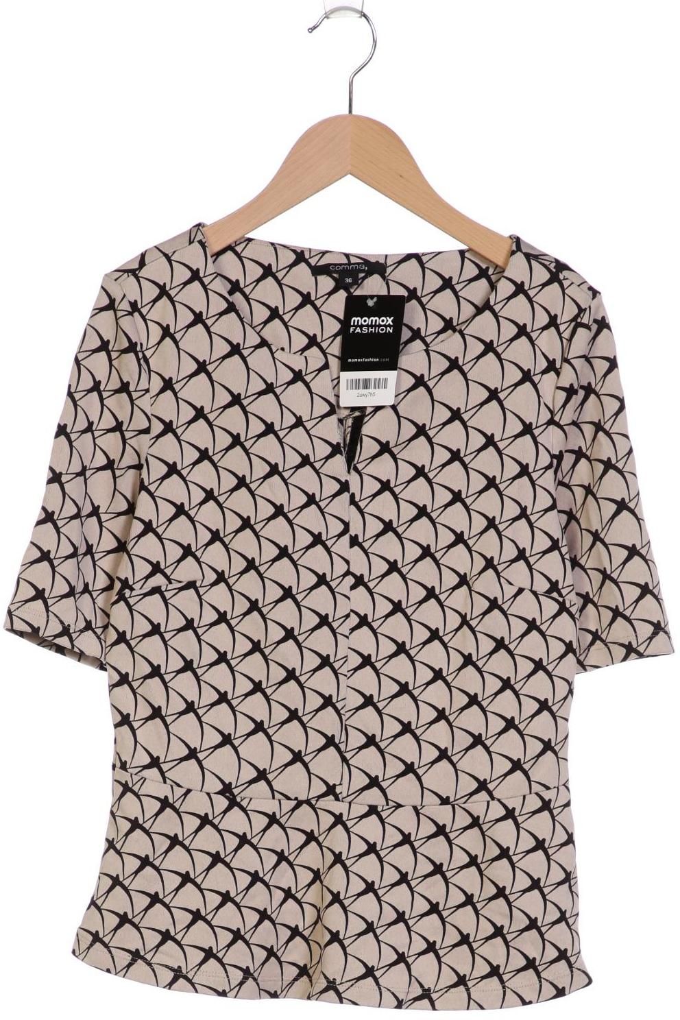 

Comma Damen T-Shirt, beige, Gr. 36