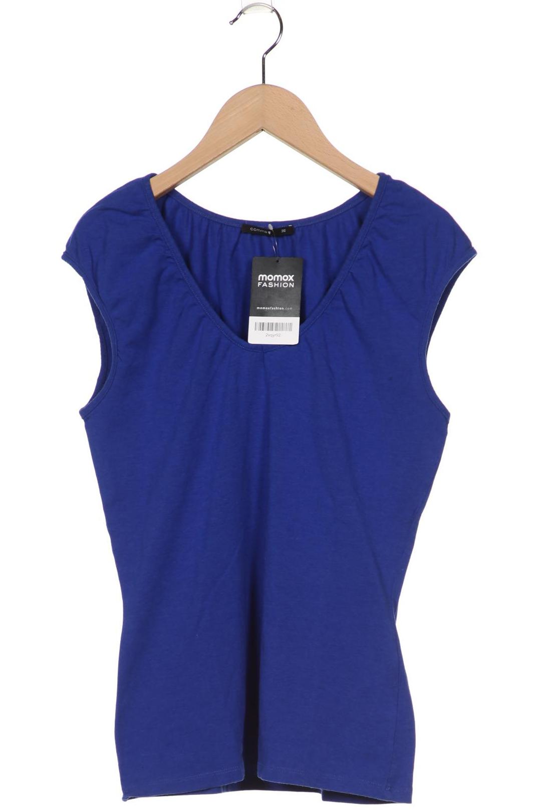 

Comma Damen T-Shirt, blau