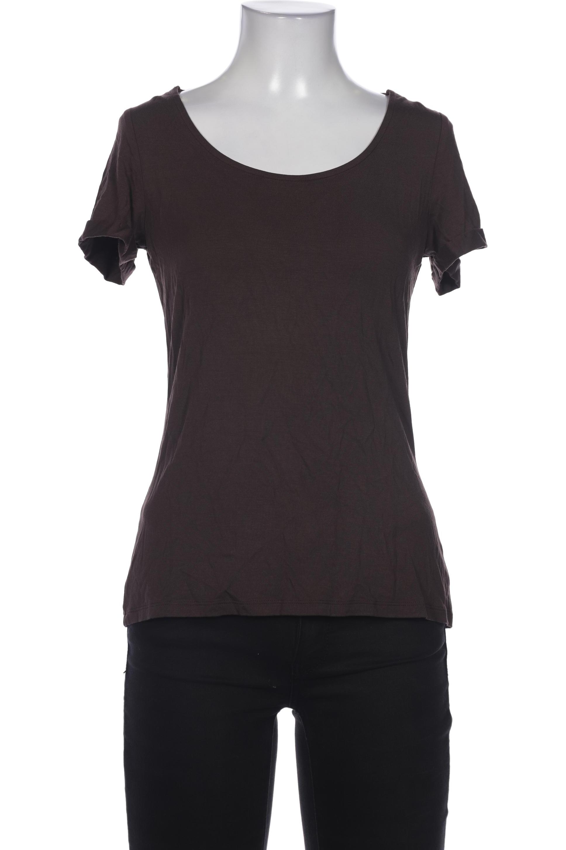 

Comma Damen T-Shirt, braun, Gr. 34