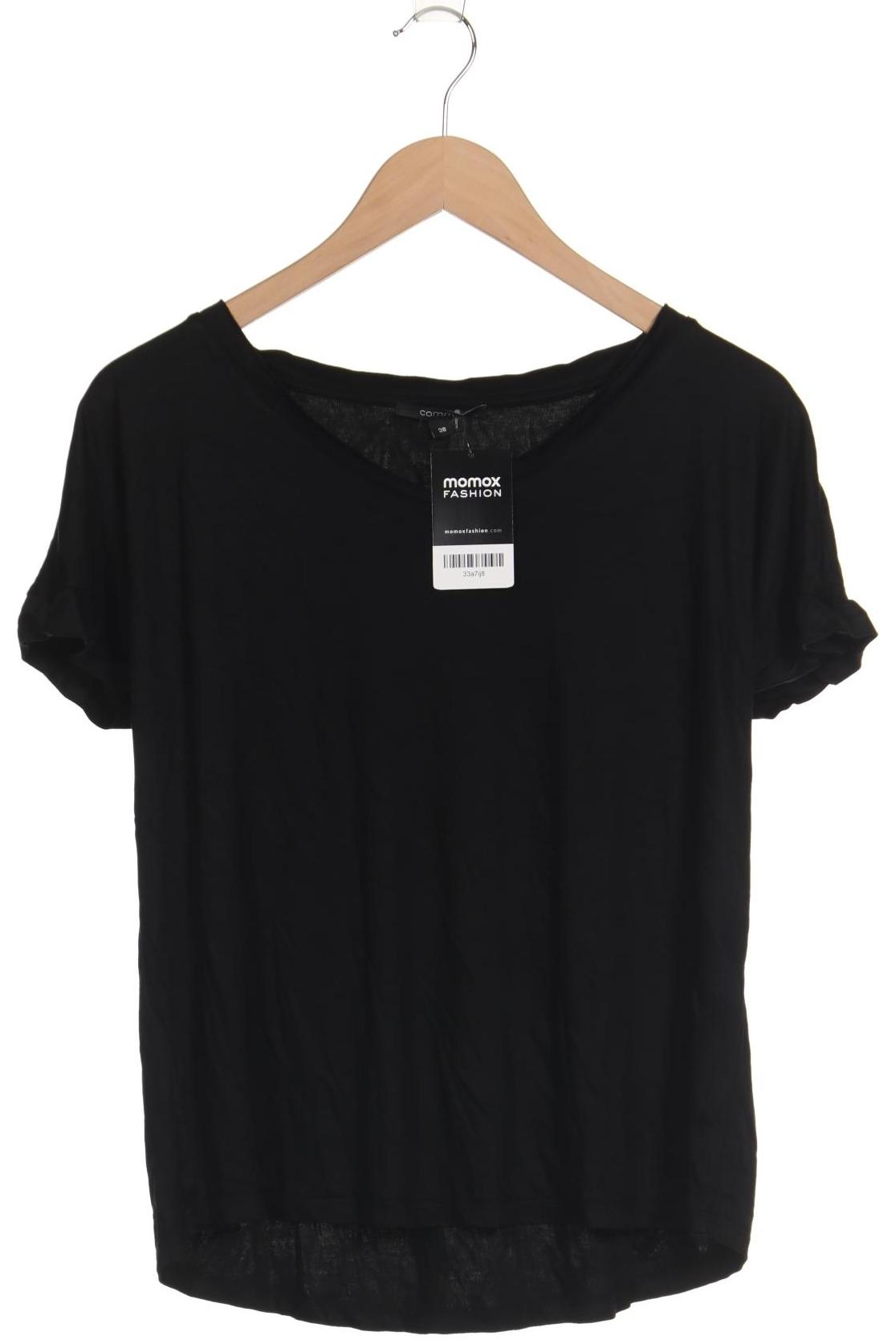 

Comma Damen T-Shirt, schwarz, Gr. 38