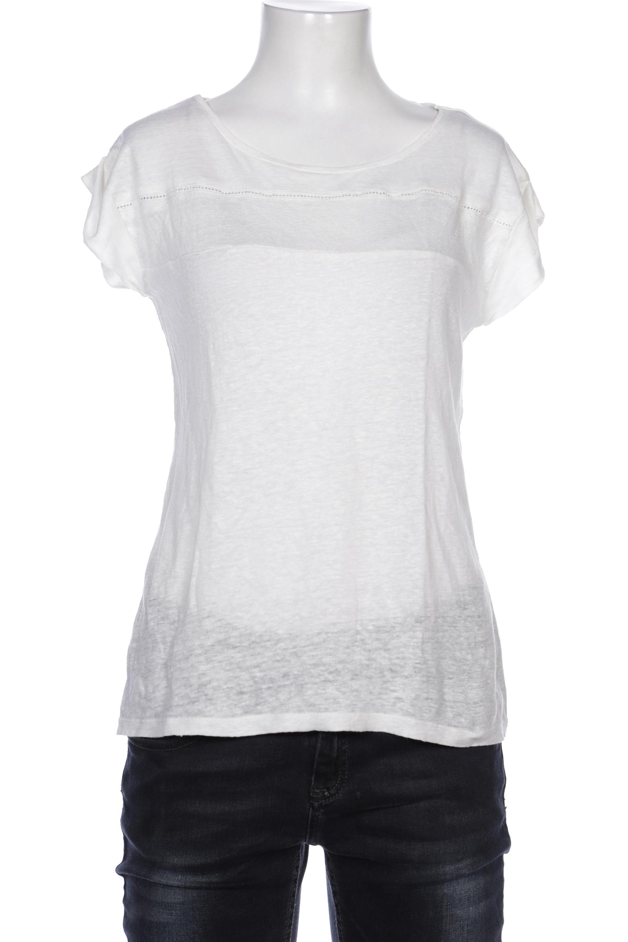 

Comma Damen T-Shirt, cremeweiß, Gr. 38