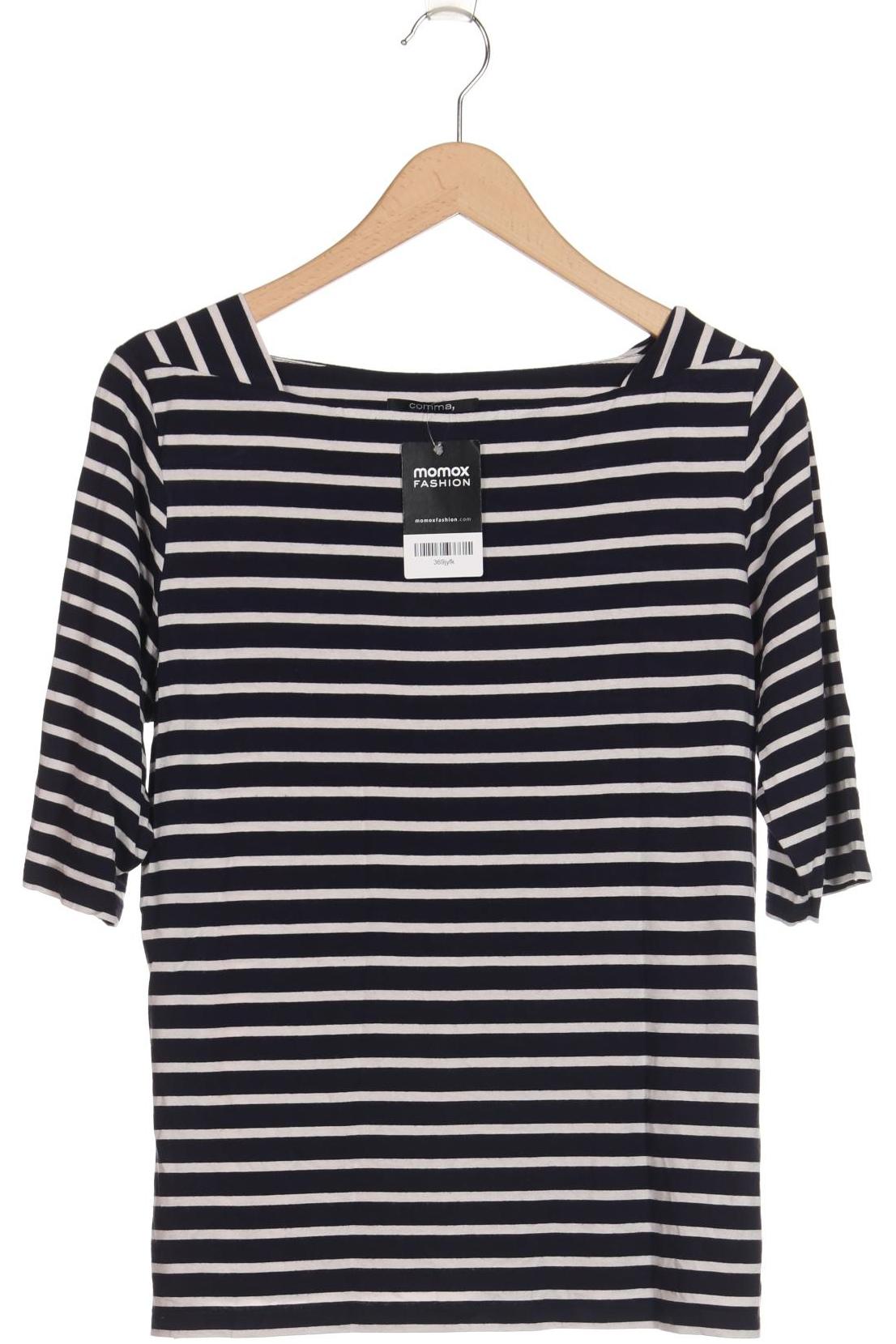 

Comma Damen T-Shirt, marineblau, Gr. 44