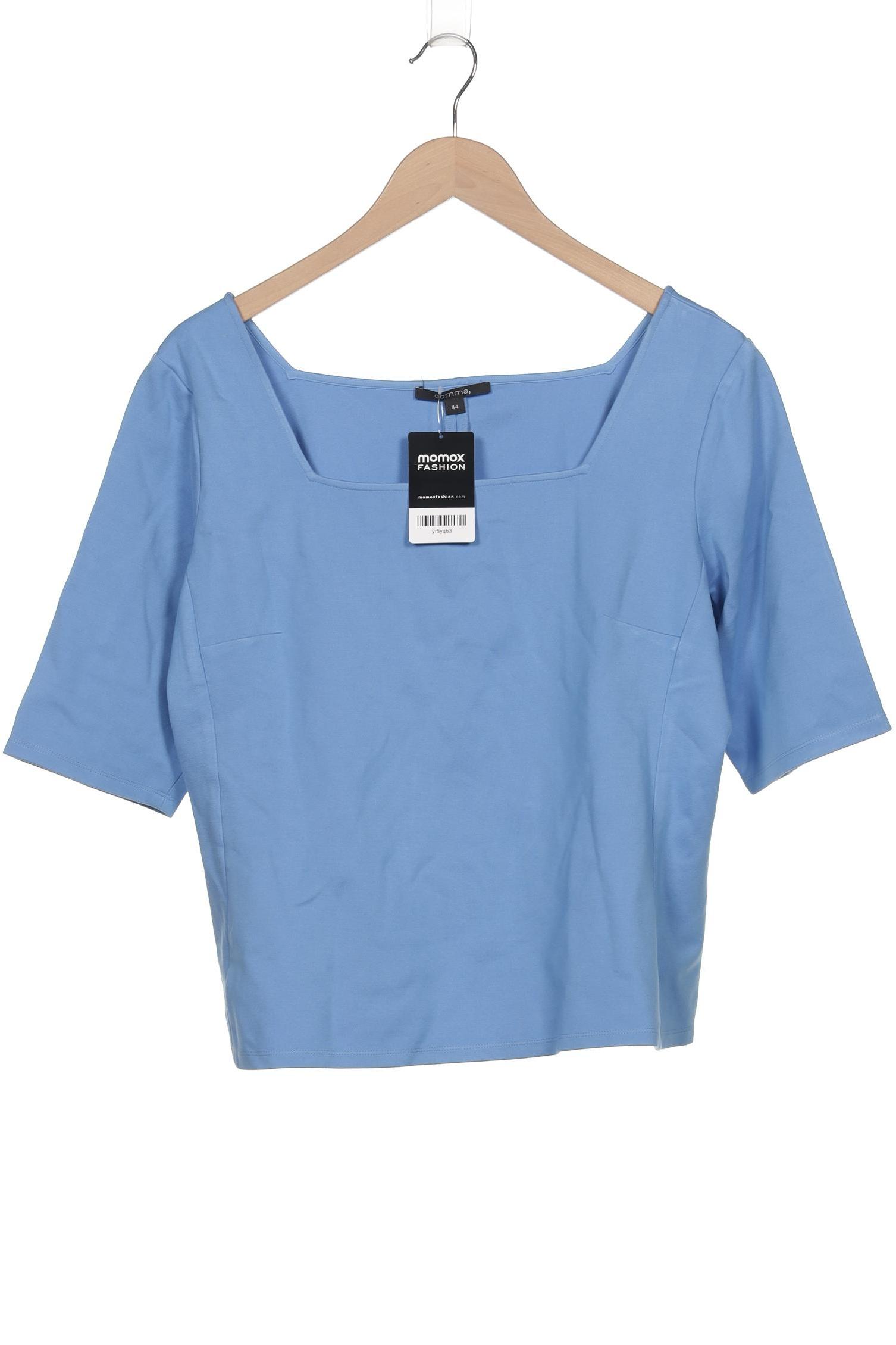 

Comma Damen T-Shirt, blau, Gr. 44