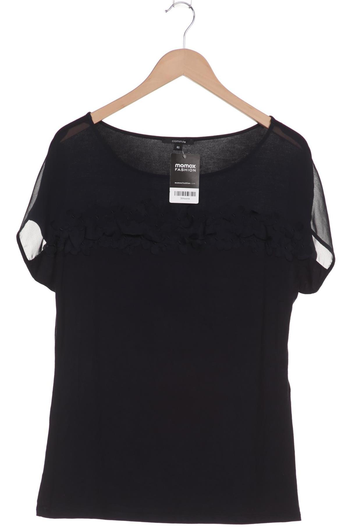 

Comma Damen T-Shirt, marineblau