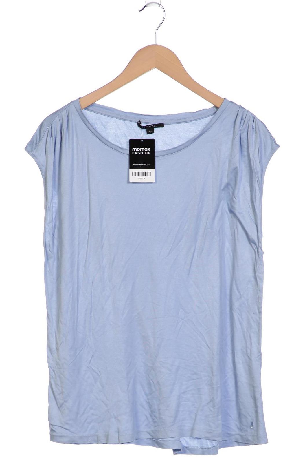 

Comma Damen T-Shirt, blau, Gr. 42