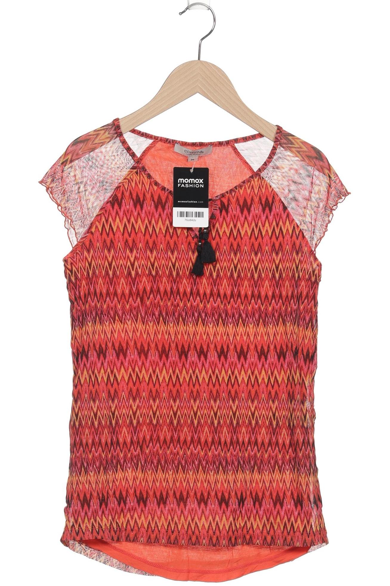 

Comma Damen T-Shirt, orange, Gr. 34