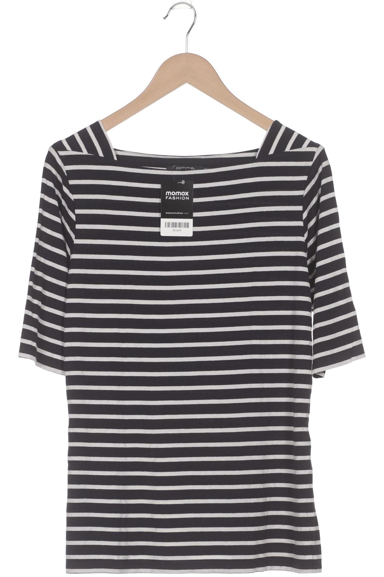 

Comma Damen T-Shirt, marineblau, Gr. 38