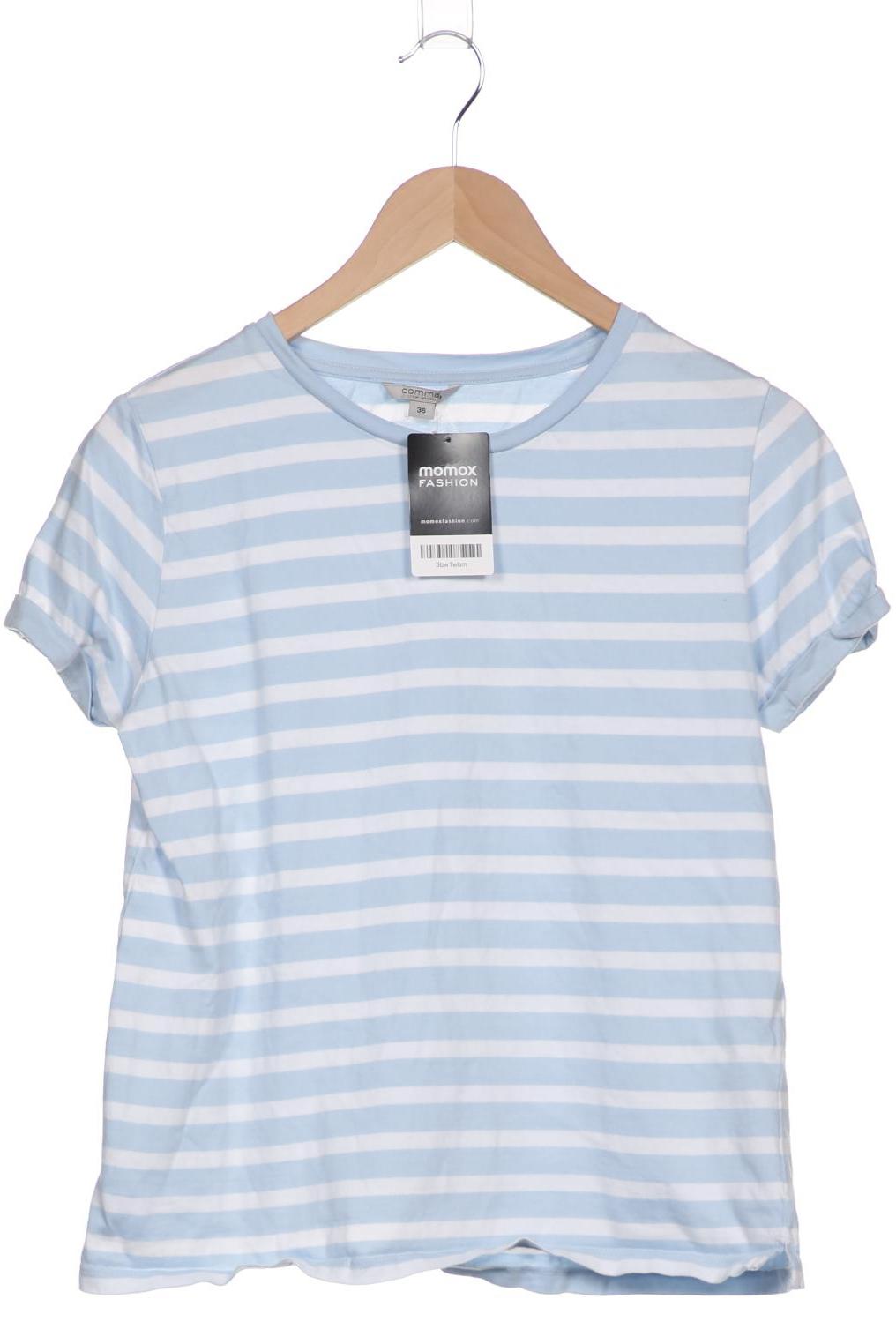 

Comma Damen T-Shirt, hellblau