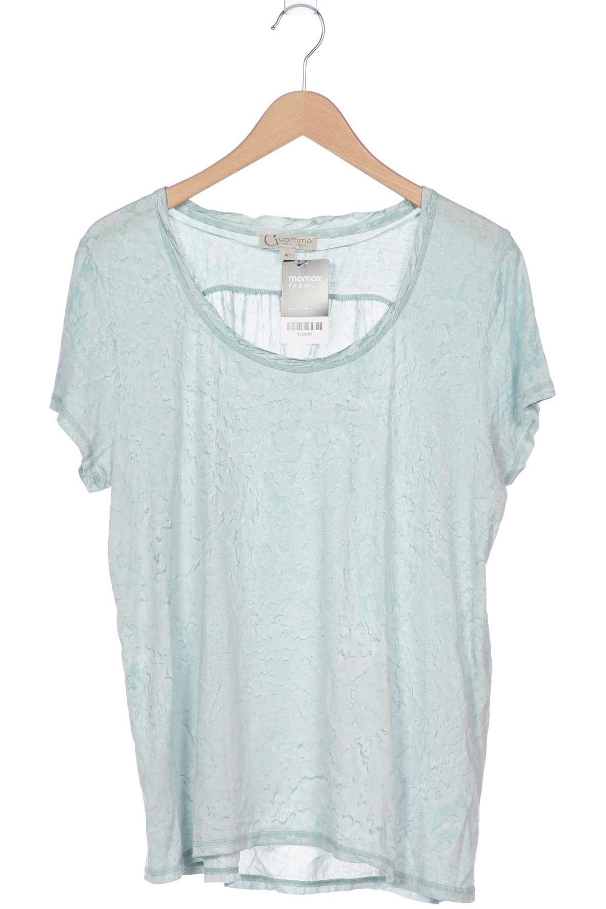 

Comma Damen T-Shirt, hellblau, Gr. 40