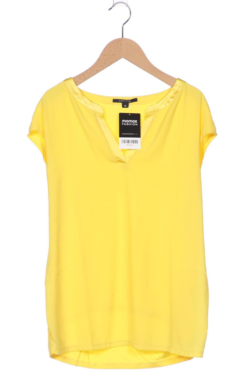 

Comma Damen T-Shirt, gelb, Gr. 38