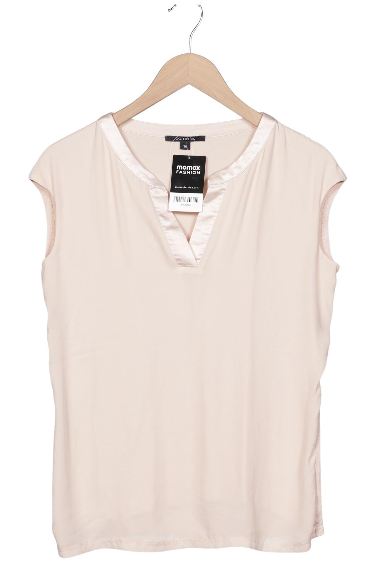 

Comma Damen T-Shirt, beige, Gr. 36