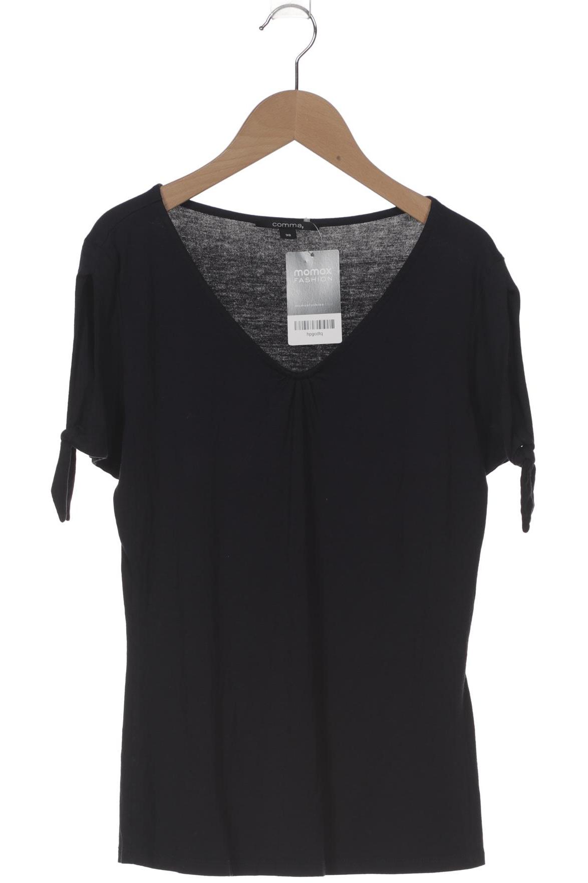 

Comma Damen T-Shirt, marineblau, Gr. 38