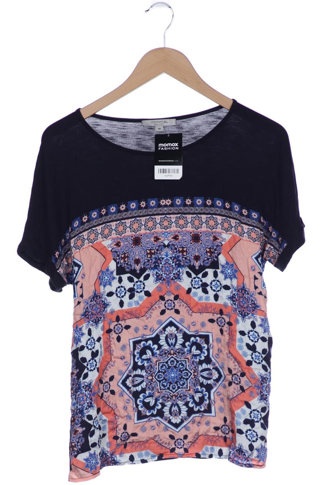 

Comma Damen T-Shirt, marineblau
