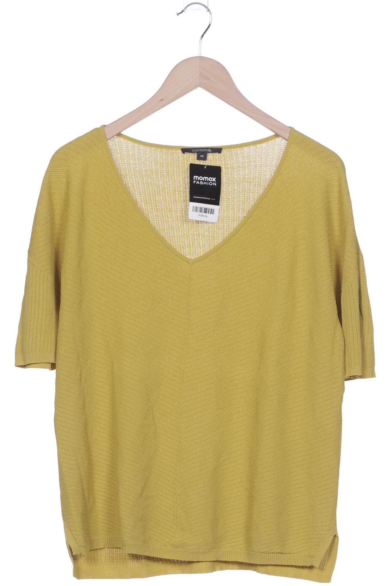 

Comma Damen T-Shirt, gelb, Gr. 42