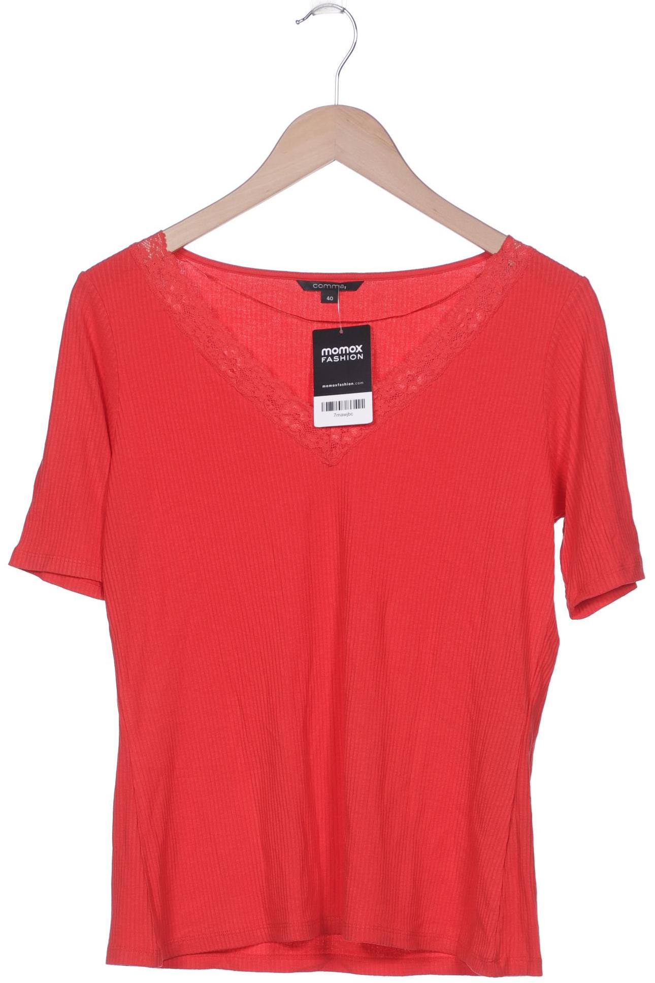 

Comma Damen T-Shirt, rot