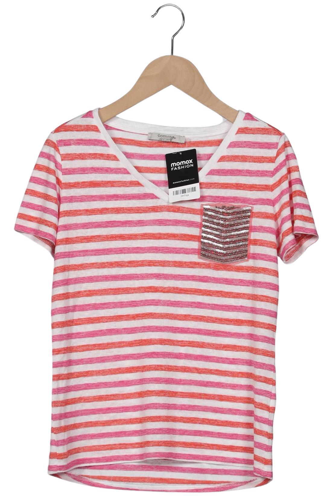 

Comma Damen T-Shirt, pink, Gr. 34