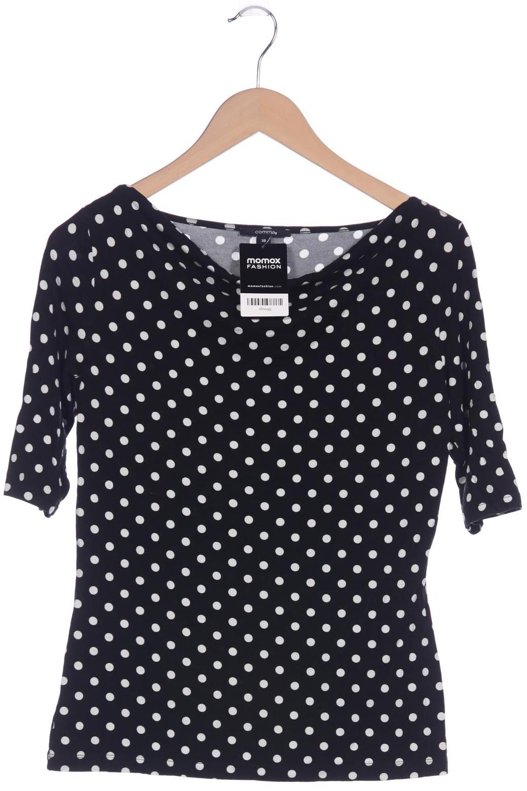 

Comma Damen T-Shirt, schwarz, Gr. 38