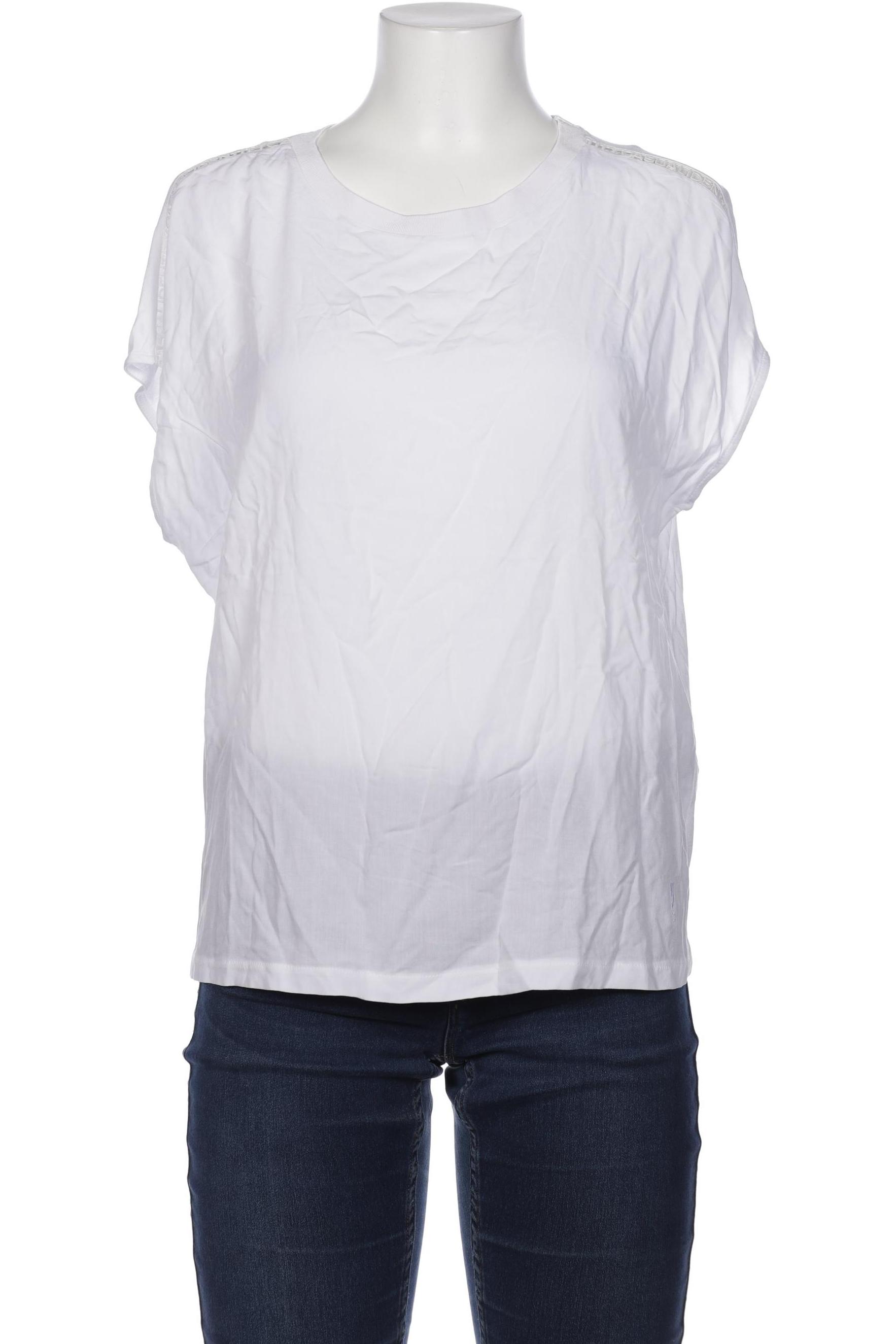 

Comma Damen T-Shirt, weiß, Gr. 40