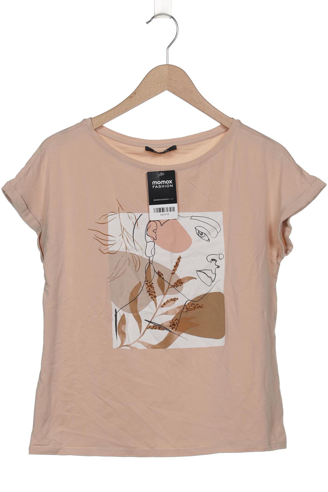 

Comma Damen T-Shirt, beige, Gr. 40