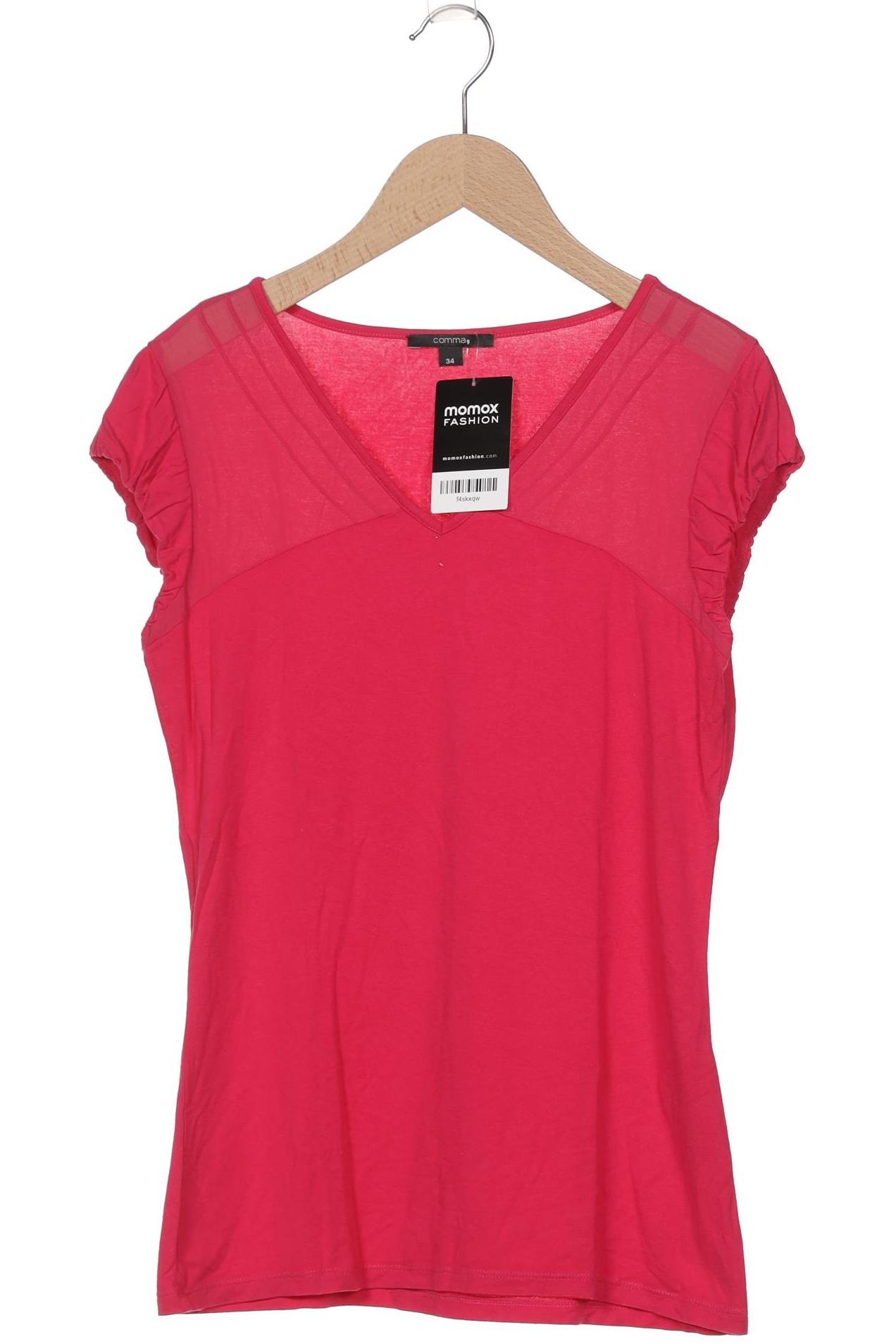 

Comma Damen T-Shirt, pink, Gr. 34