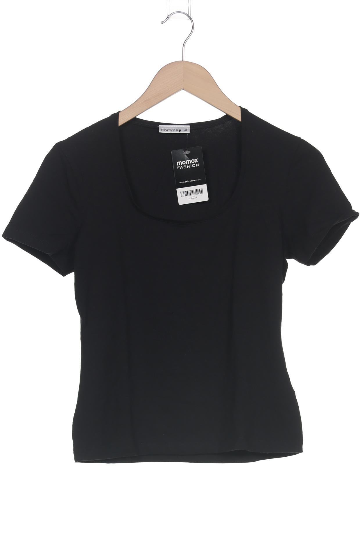 

Comma Damen T-Shirt, schwarz, Gr. 40