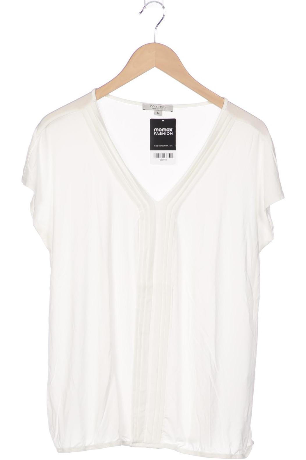 

Comma Damen T-Shirt, weiß