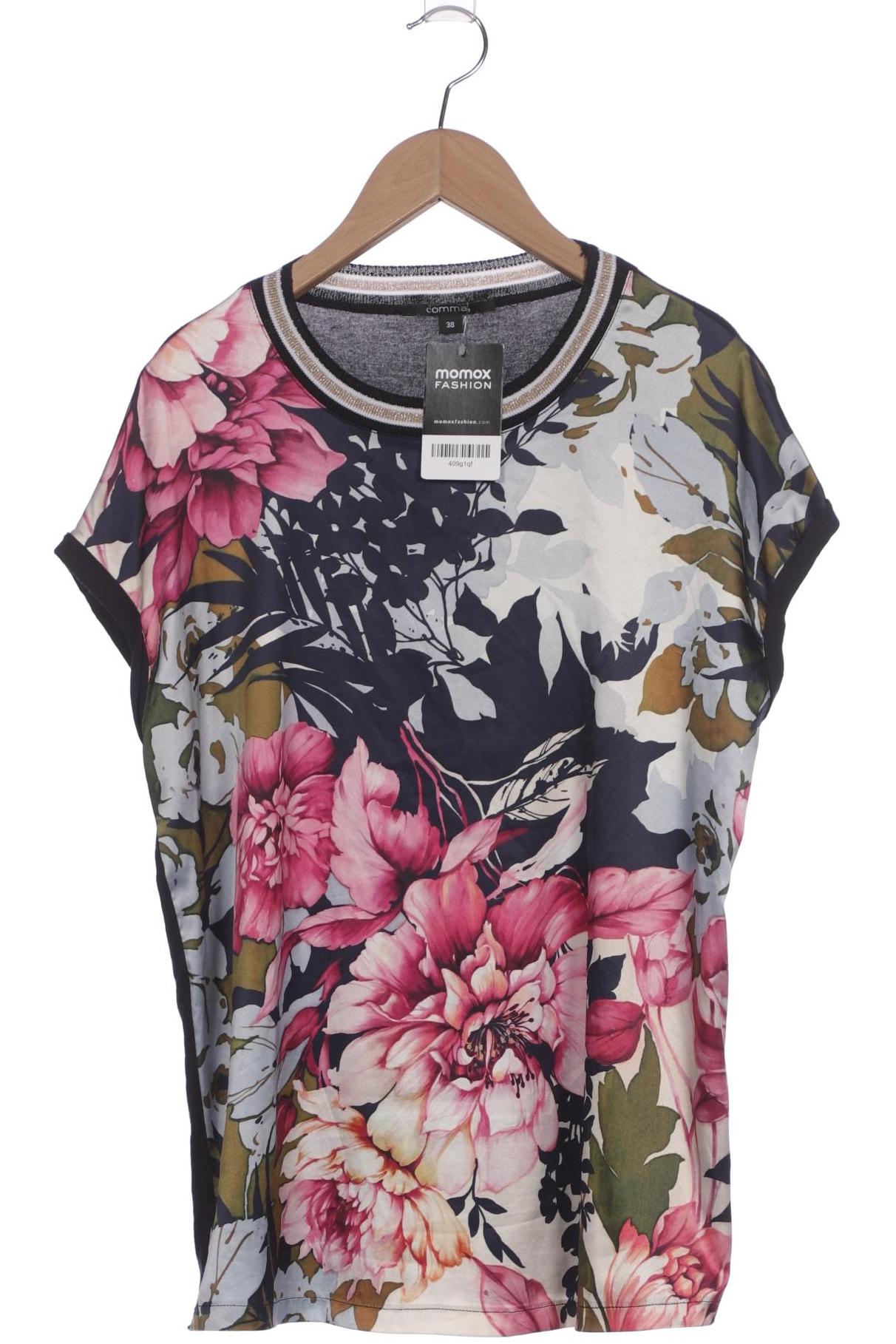 

Comma Damen T-Shirt, marineblau, Gr. 38