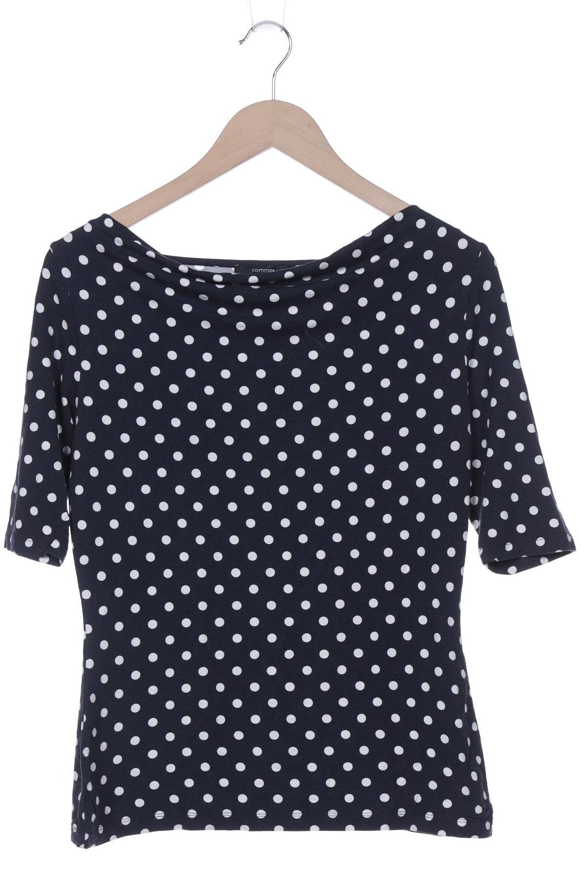 

Comma Damen T-Shirt, marineblau, Gr. 38