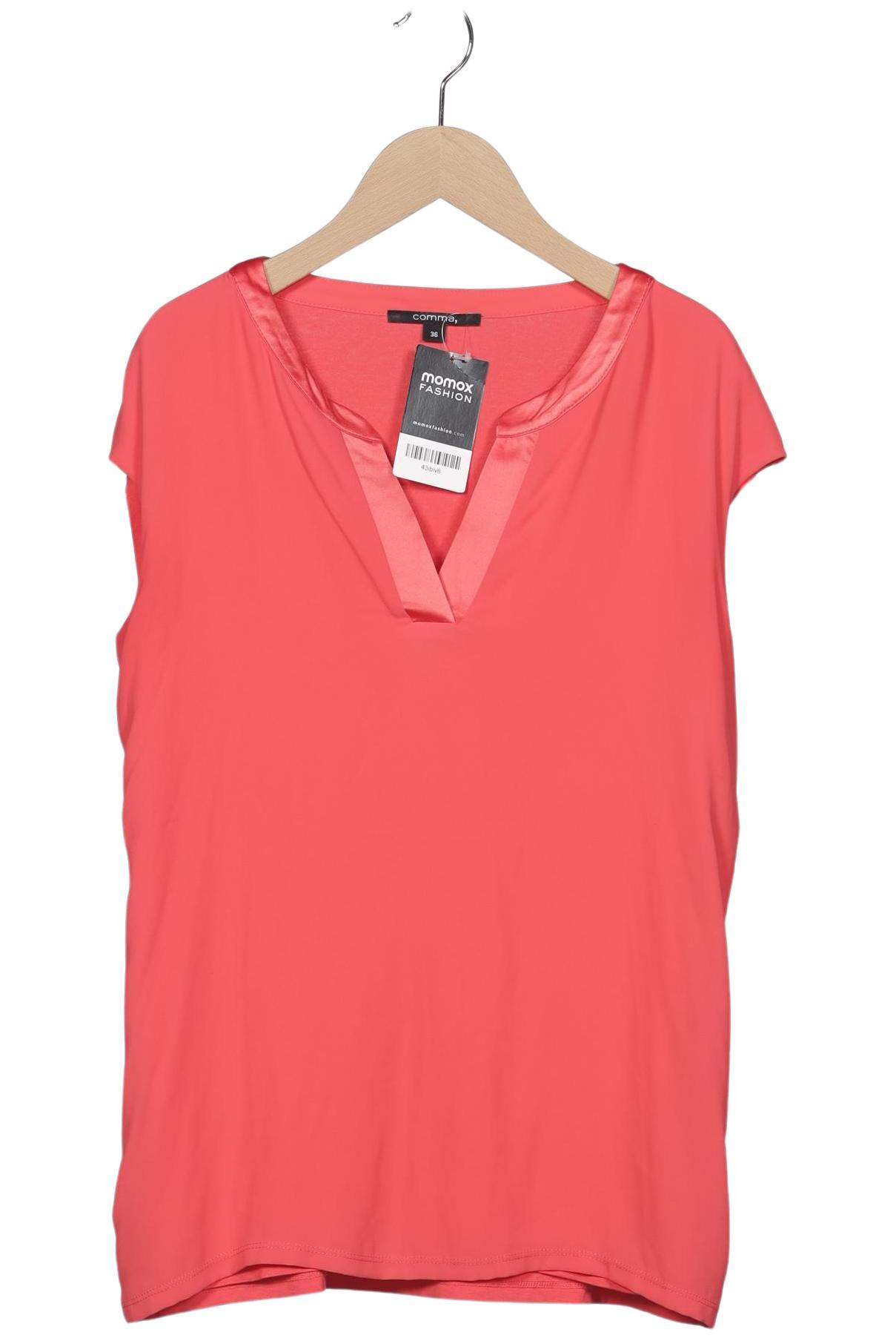 

Comma Damen T-Shirt, rot, Gr. 36