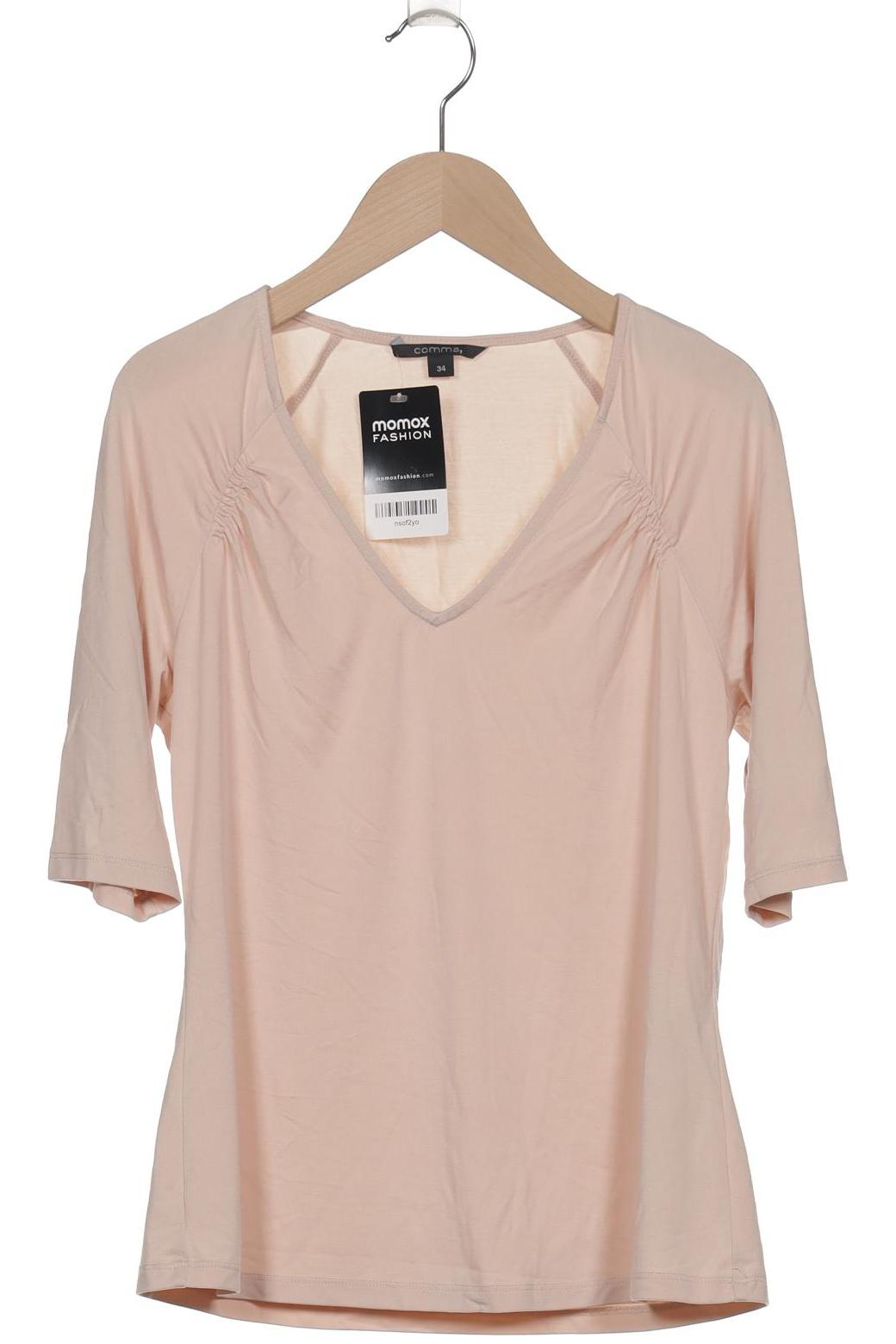 

Comma Damen T-Shirt, beige, Gr. 34