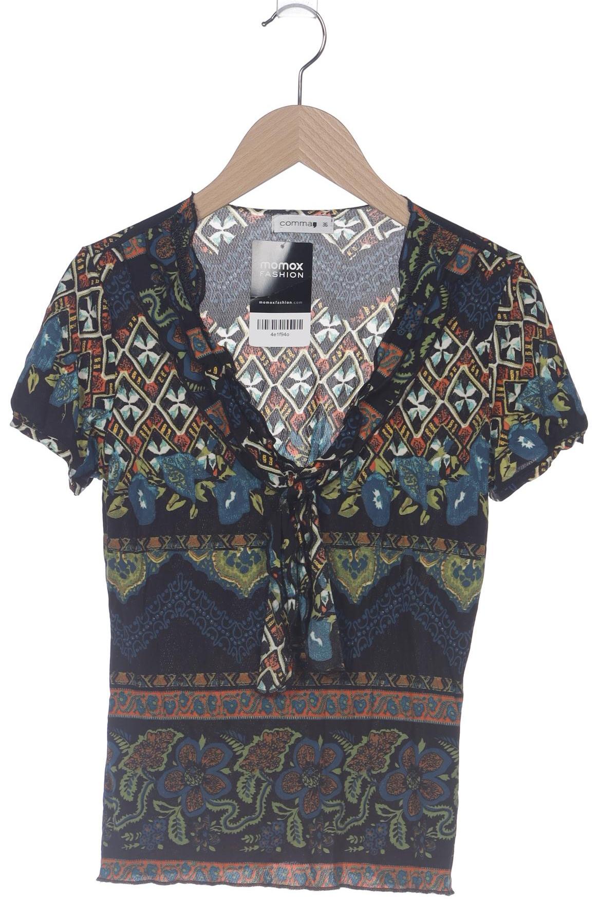 

Comma Damen T-Shirt, marineblau, Gr. 36