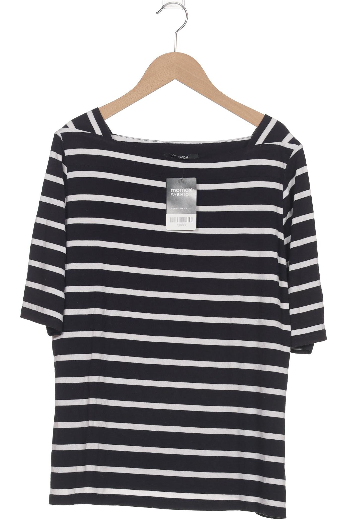 

Comma Damen T-Shirt, marineblau, Gr. 44