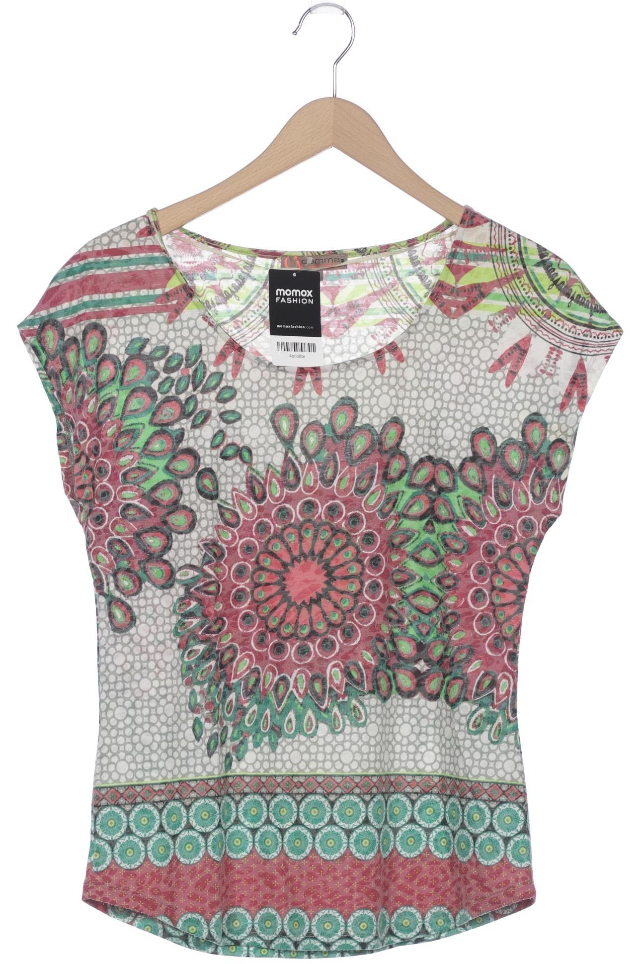 

Comma Damen T-Shirt, mehrfarbig, Gr. 36