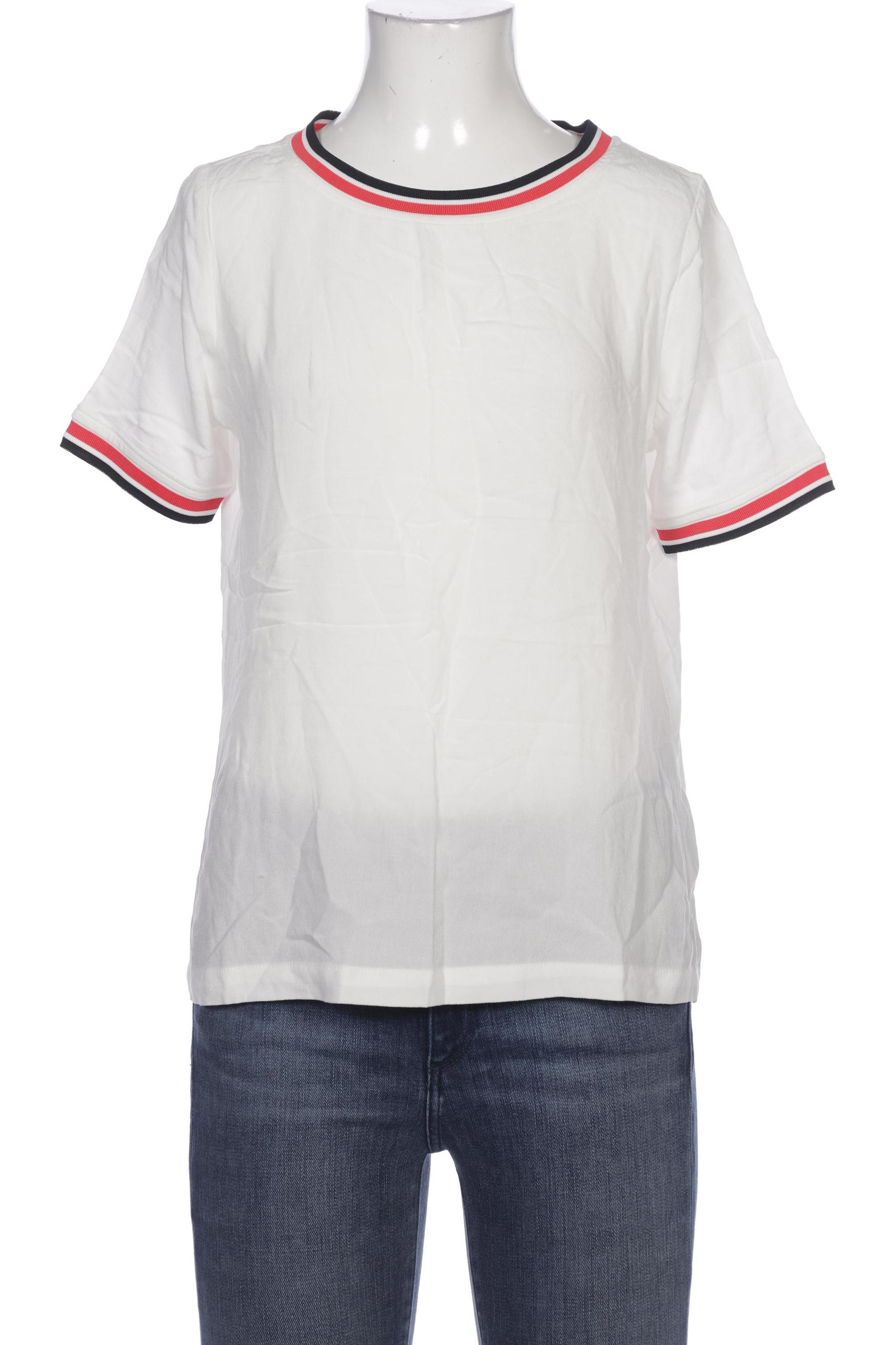 

Comma Damen T-Shirt, weiß, Gr. 34