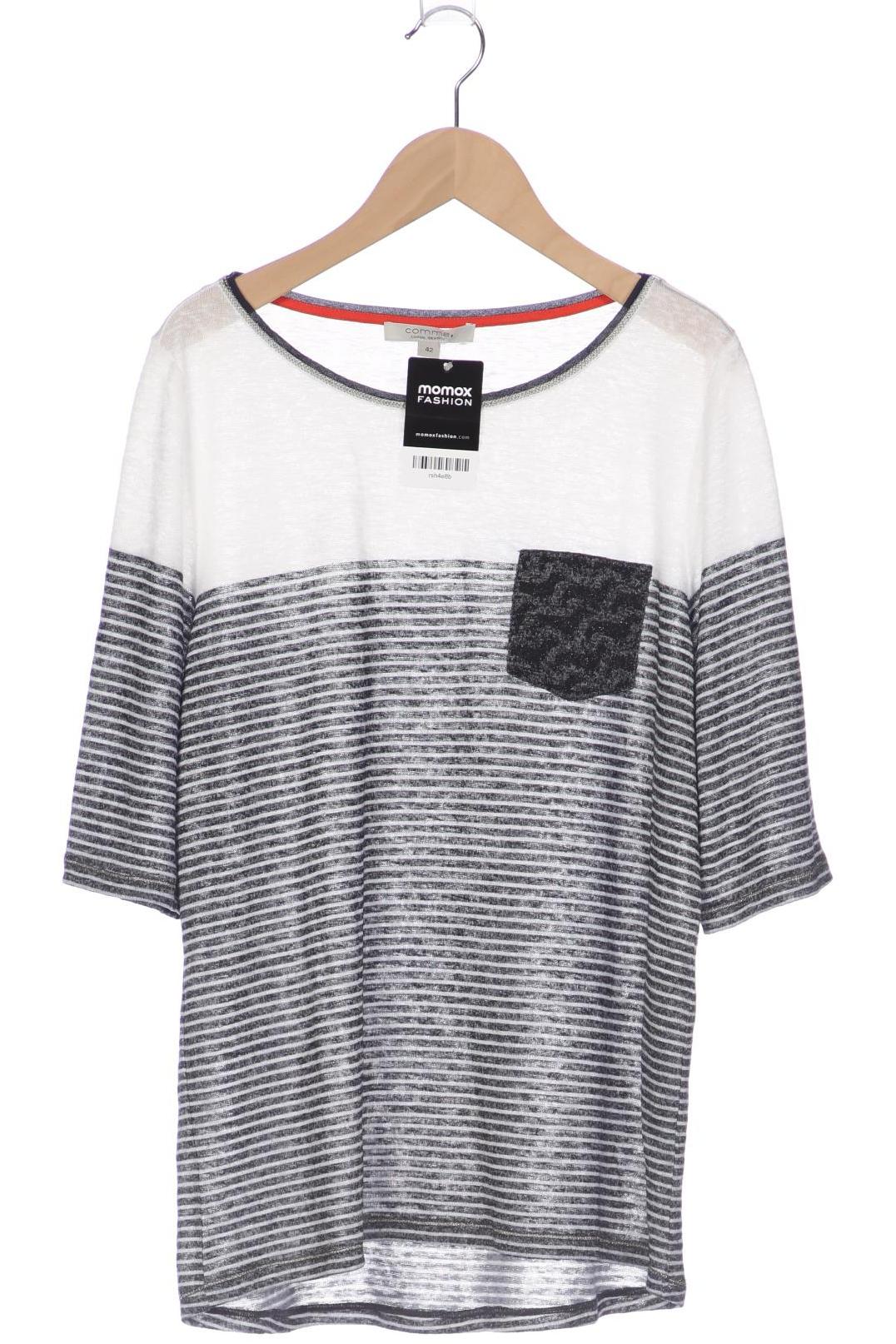 

Comma Damen T-Shirt, grau, Gr. 42
