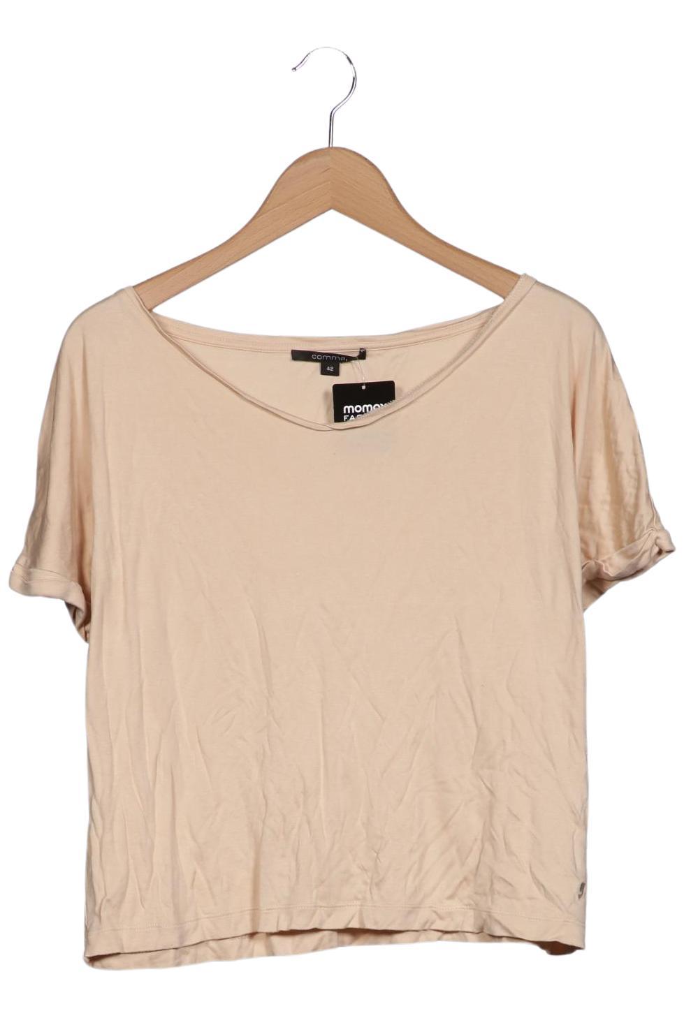 

Comma Damen T-Shirt, beige, Gr. 42